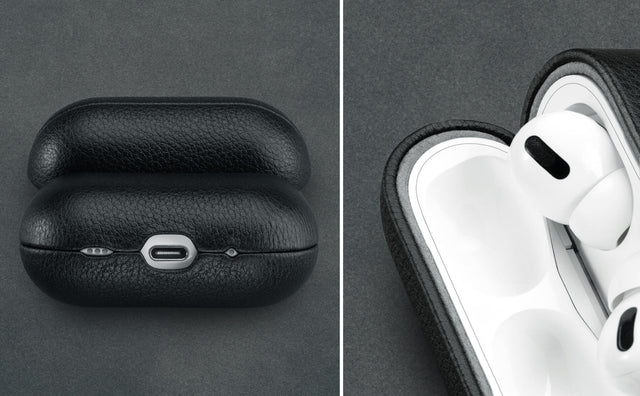 Apple AirPods Pro Leather Case Cover (2nd and 1st Gen) Feature Focus