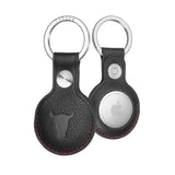 Leather AirTag Keychain