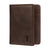 Bifold Leather Wallet (with RFID Protection) - Dark Brown