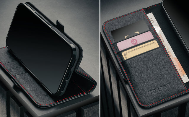 Google Pixel 10 Pro XL Leather Case Feature Focus
