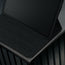 Multiple viewing stands in the Black with Red Detail Leather Case for Apple iPad Air 12.9