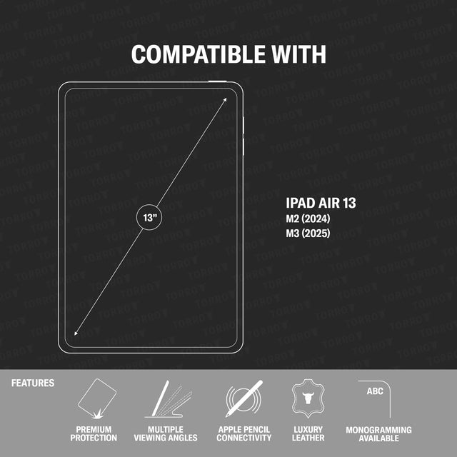 Compatibility and features of the Leather Case for Apple iPad Air 12.9