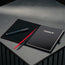 Black Leather (with Red Stitching) A5 Notebook Cover