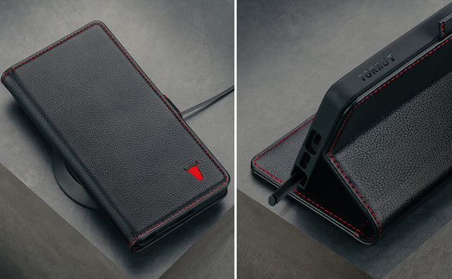 Galaxy S25 Ultra Leather Case (with Stand Function) Feature Focus
