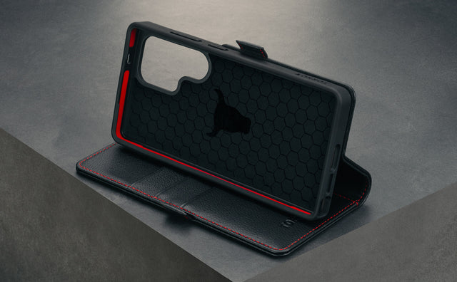Galaxy S25 Ultra Leather Case (with Stand Function) Feature Focus