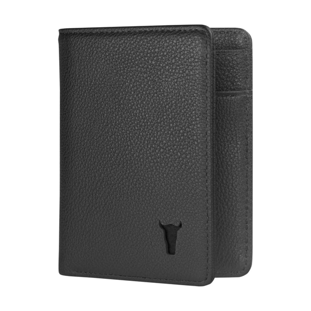 Black Bifold Leather Wallet