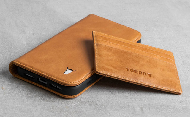Leather Credit Card Holder (for Cash and Cards)