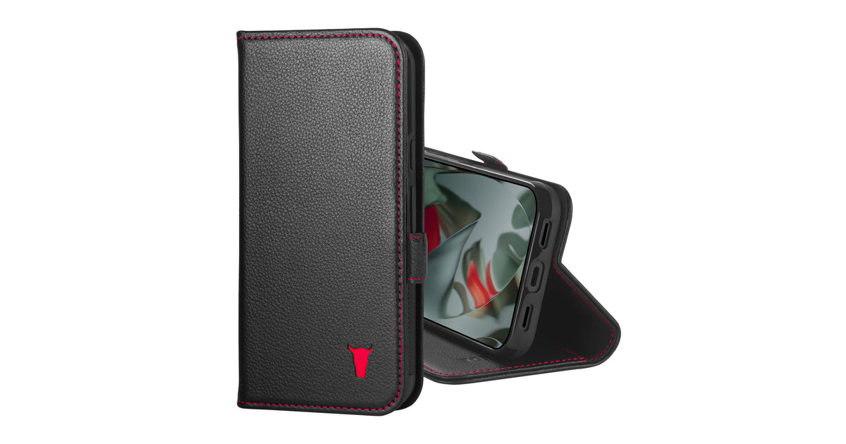 Cadorabo Flip Case für Google Pixel 2 in APFEL ROT