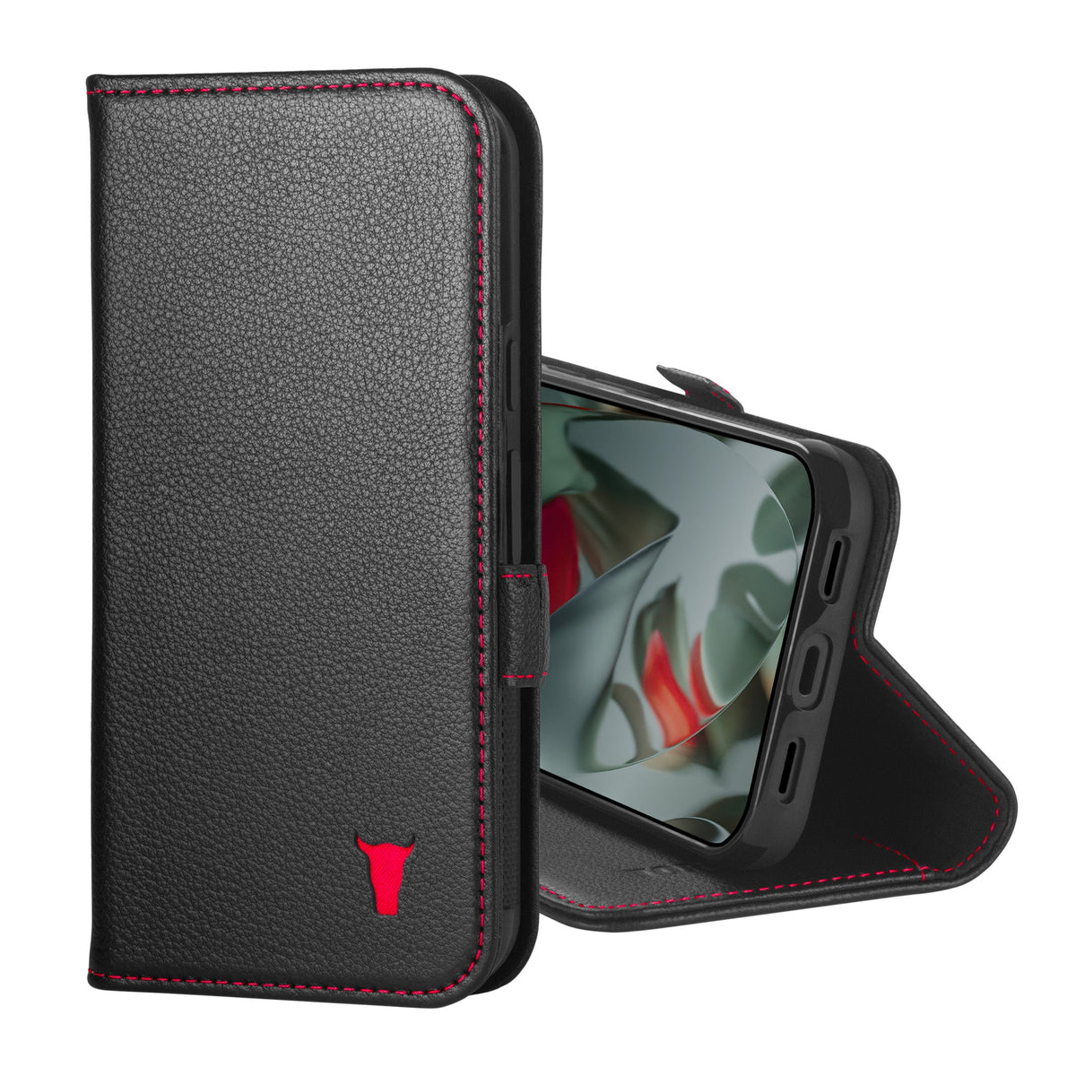 fitBAG Classic Nero per Google Pixel 10 Alcantara Custodia