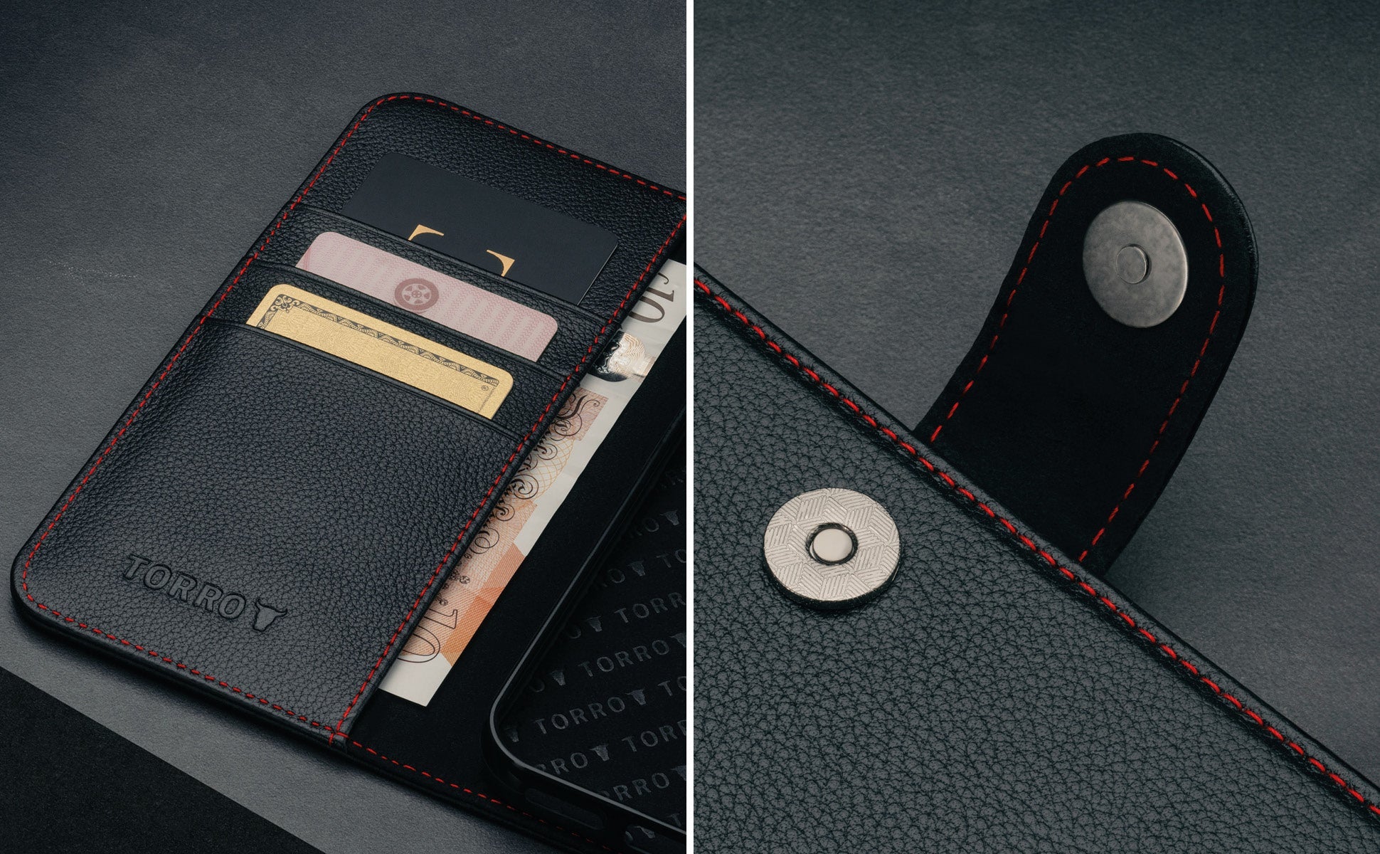 Google Pixel 9a Leather Wallet Case (with Stand function) – TORRO USA