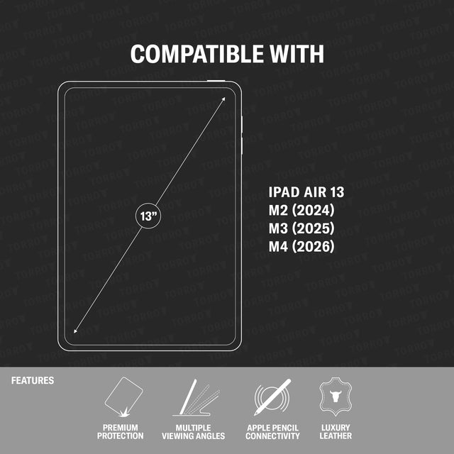 Compatibility and features of the Leather Case for Apple iPad Air 12.9