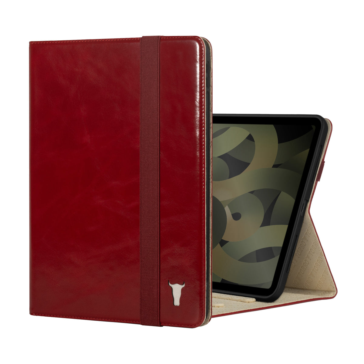 Pack & Smooch IPad Pro/Air 11 En Air 10.9 Leren Hoes – Angus Hoes Van Plantaardig Gelooid Italiaans Leer, Donkerbruin, Met Apple Pencil-lader