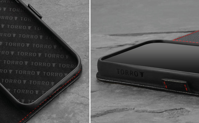 iPhone 12 Pro Max Leather Case (with stand function) Feature Focus