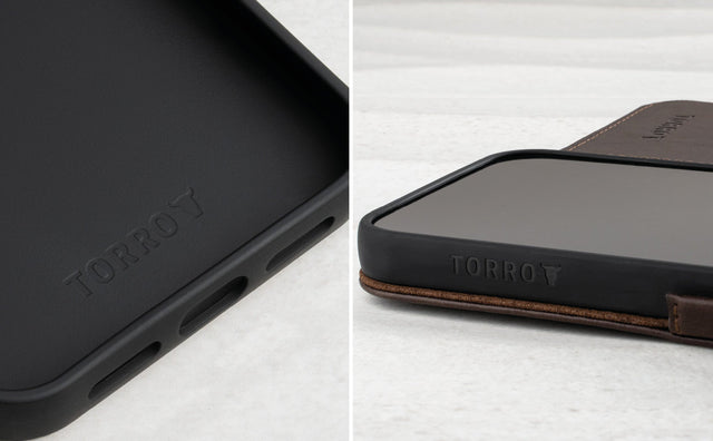 iPhone 14 Leather Case (with stand function) Feature Focus