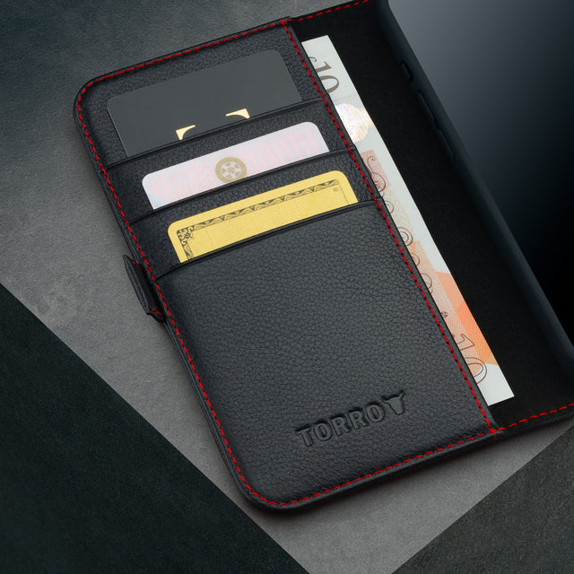 TORRO Leather Case Compatible with iPhone 16 Pro Max Premium Leather Wallet Case with Kickstand and Card Slots (Compatible with Official MagSafe TORRO Leather Case Compatible with iPhone 16 Pro Max Premium Leather Wallet Case with Kickstand and Card Slots (Compatible with Official MagSafe