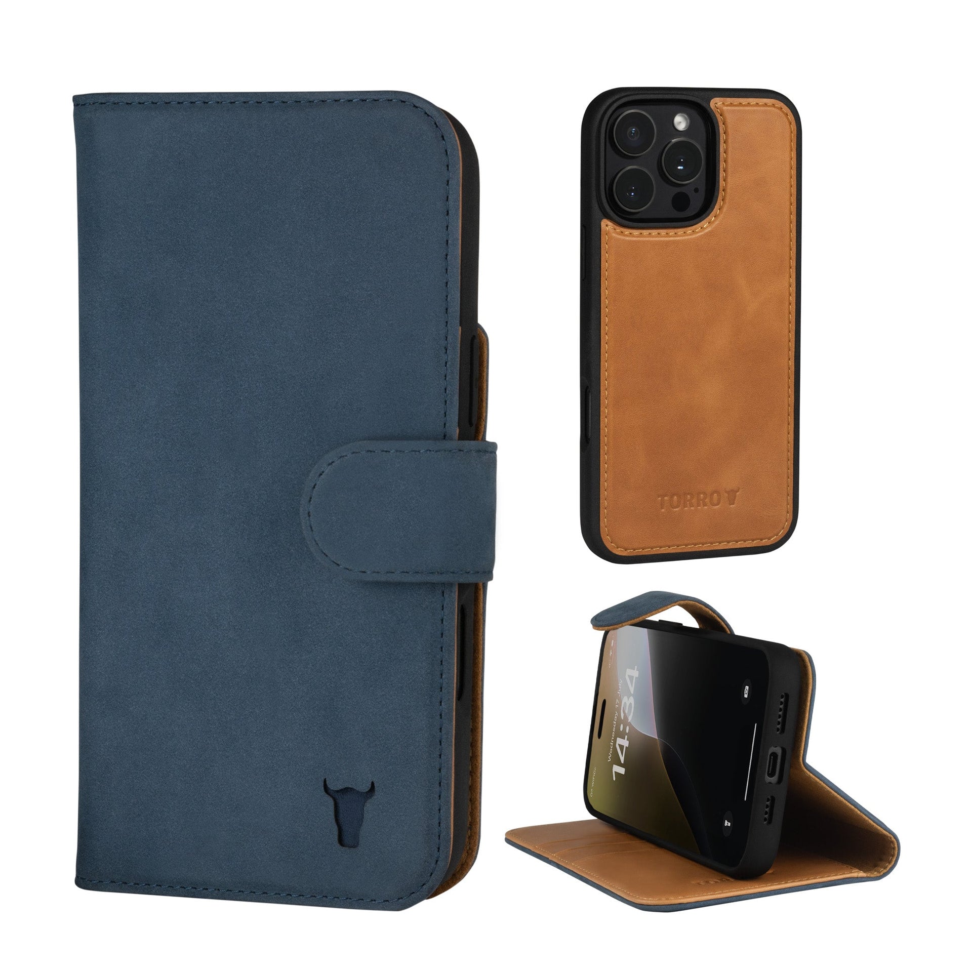 Iphone Ipad Pro Bag Leather IPhone 16 Pro Leather Wallet Case