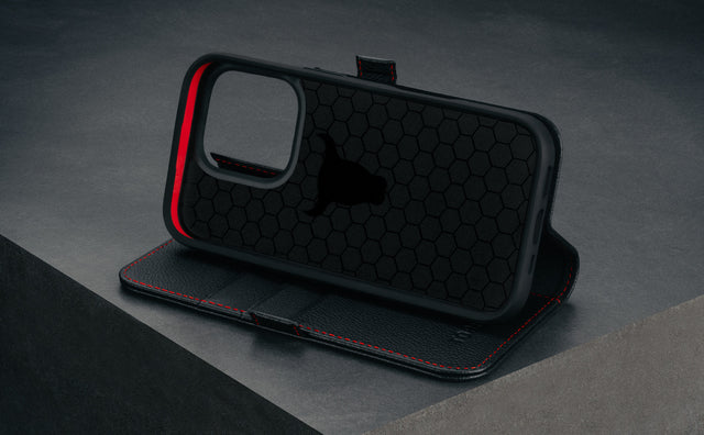 iPhone 16 Pro Leather Wallet Case (MagSafe Charging) Feature Focus