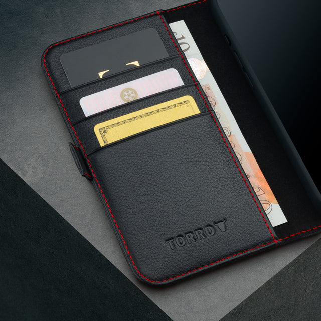TORRO iPhone 16 Leather Wallet Case (MagSafe Charging) - Navy Blue TORRO iPhone 16 Leather Wallet Case (MagSafe Charging) - Navy Blue