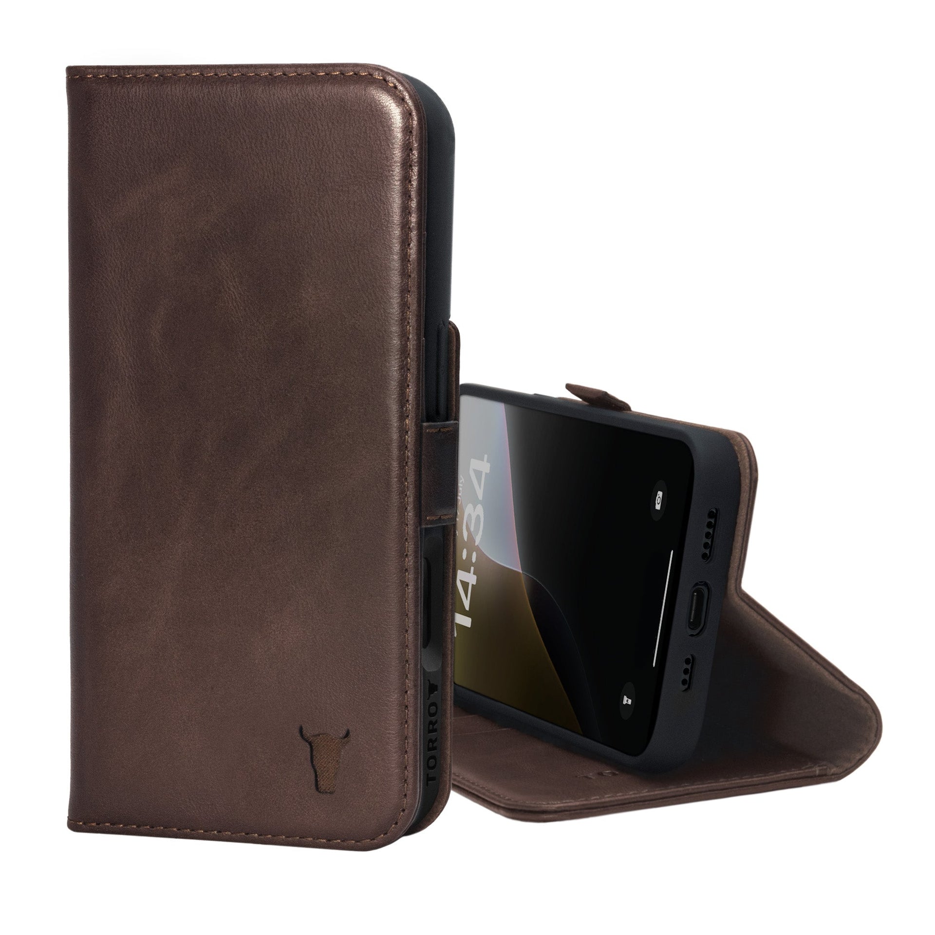 iPhone 16 Leather Wallet Case (MagSafe Charging) – TORRO USA