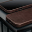 Slimline Dark Brown Leather Bumper Case for iPhone 17 Pro