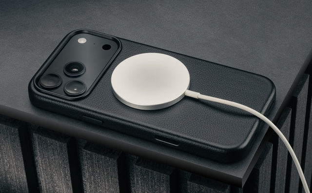 iPhone 17 Pro Leather Bumper Case (MagSafe Compatible) Feature Focus