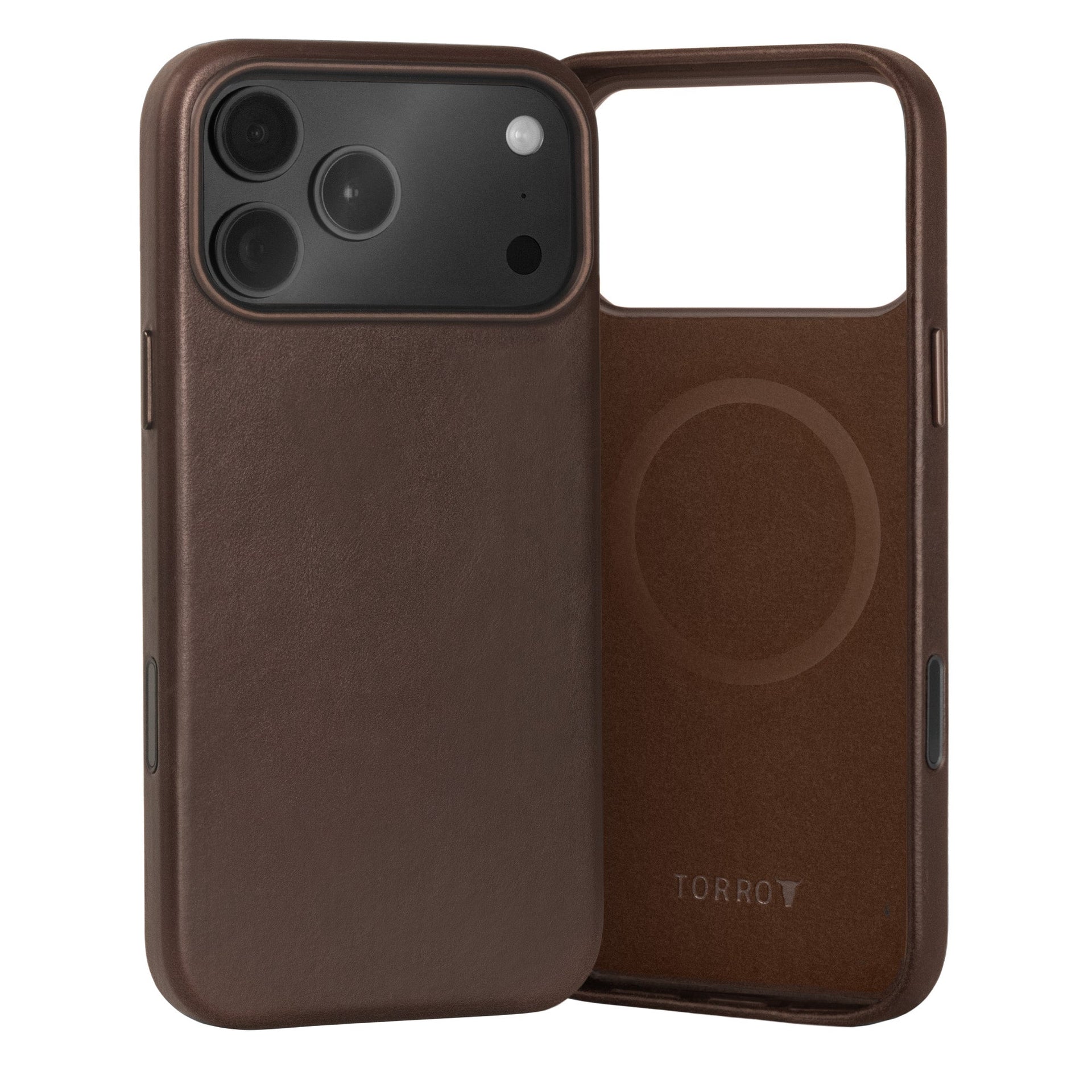 TORRO iPhone 17 Pro Max Leather Bumper Case (MagSafe Compatible) TORRO iPhone 17 Pro Max Leather Bumper Case (MagSafe Compatible)