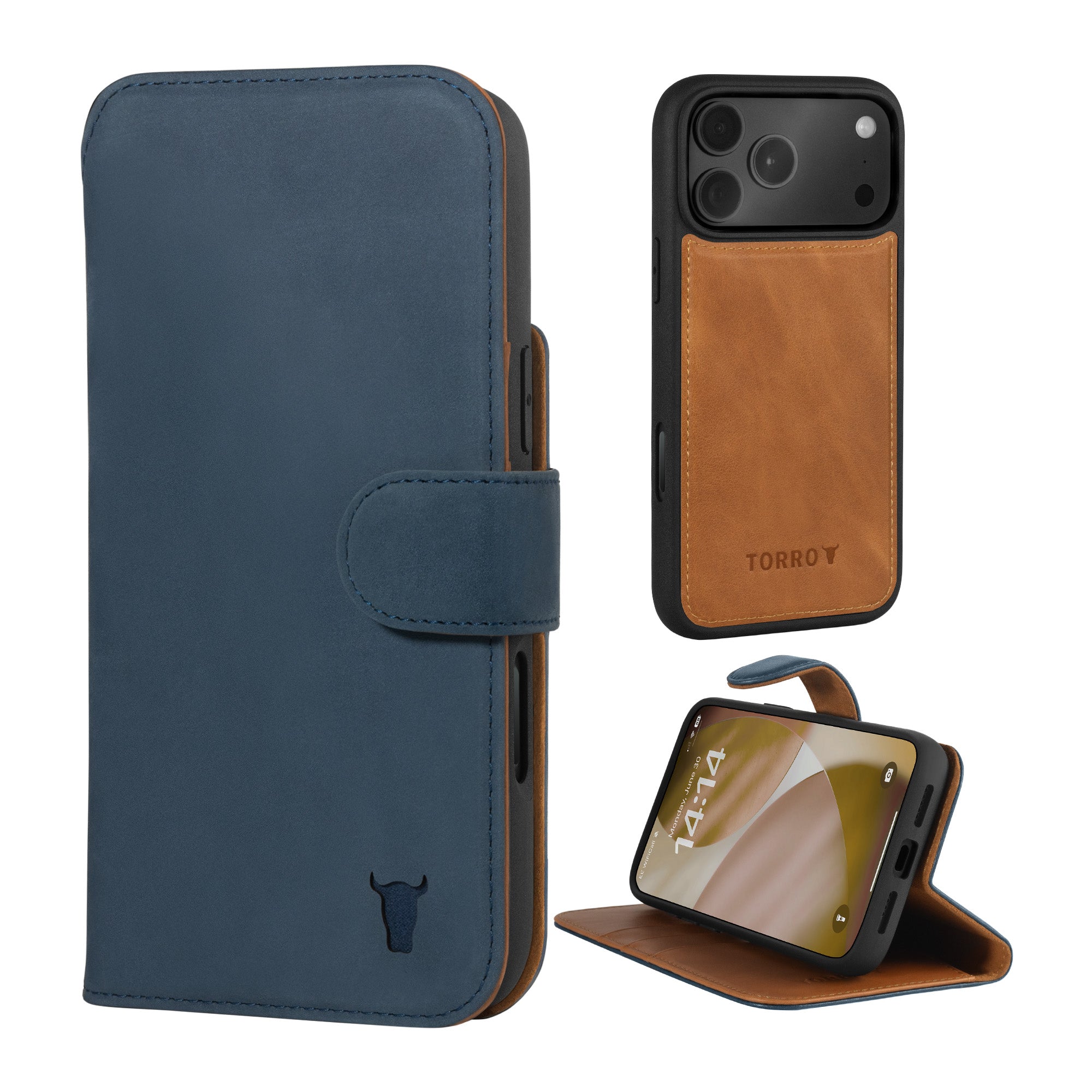 iPhone 18 Pro Max / 17 Pro Max 2-in-1 Detachable Leather Wallet