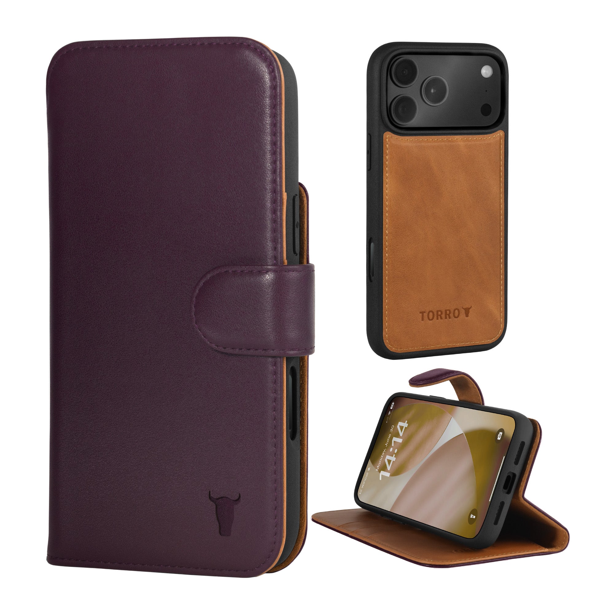 iPhone 18 Pro Max / 17 Pro Max 2-in-1 Detachable Leather Wallet