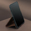 Integrated stand function of the Dark Brown Leather Wallet Case for the iPhone Ultra