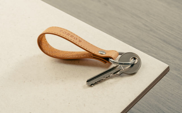 Leather Keychain Feature Focus