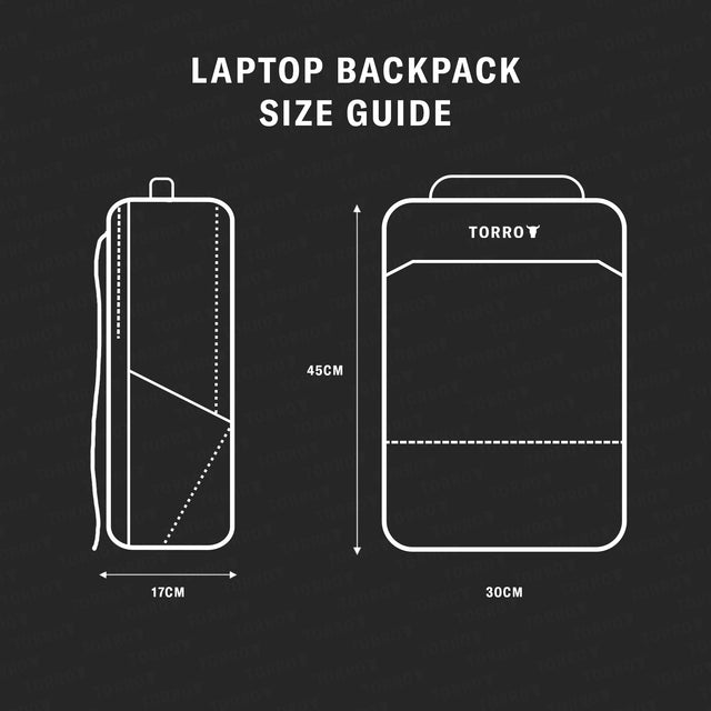TORRO Commuter Laptop Backpack (17.5L, Water-Resistant)
