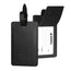 Black Leather Luggage Tag