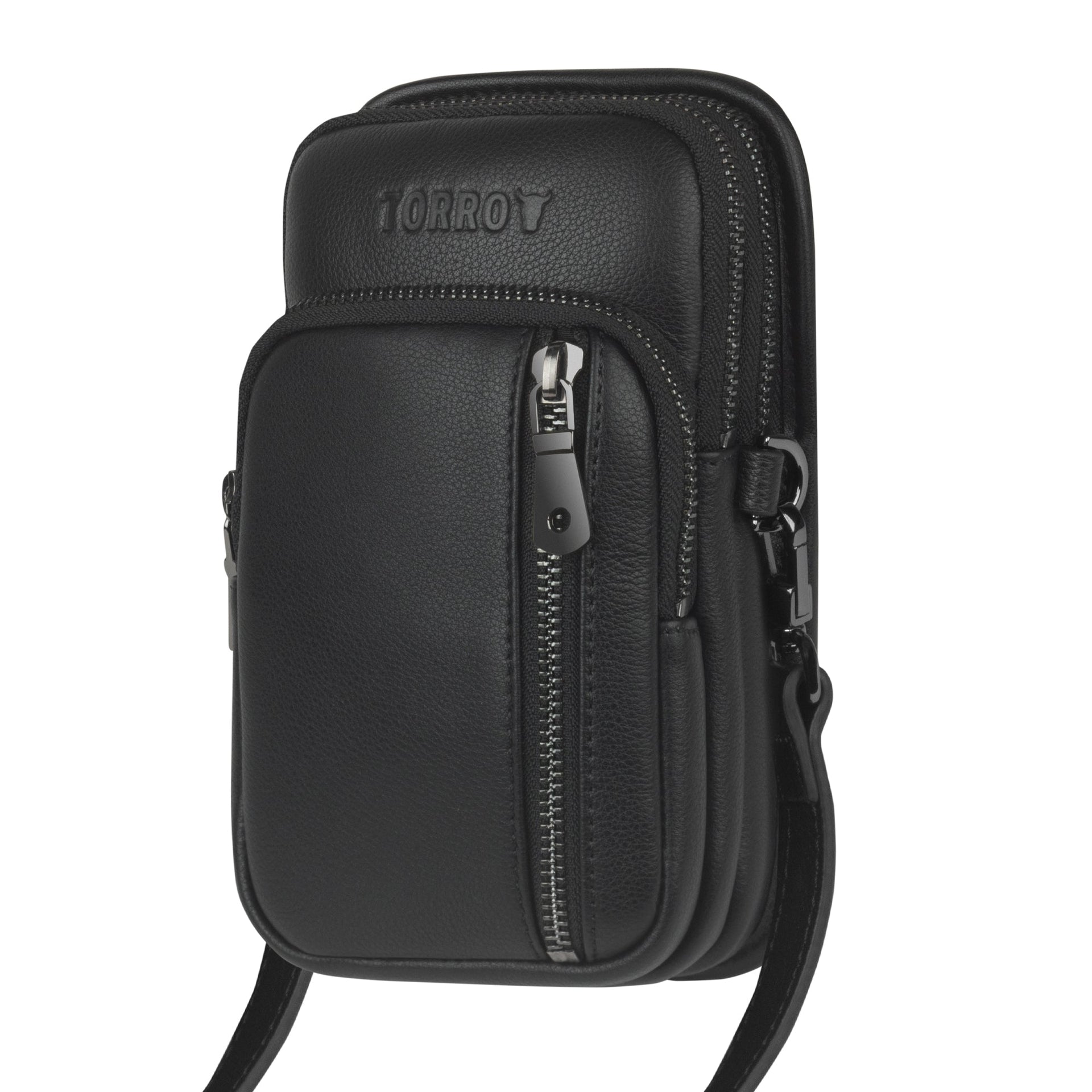 Leather Phone Bag / Pouch (with adjustable strap) – TORRO USA Leather Phone Bag / Pouch (with adjustable strap) – TORRO USA