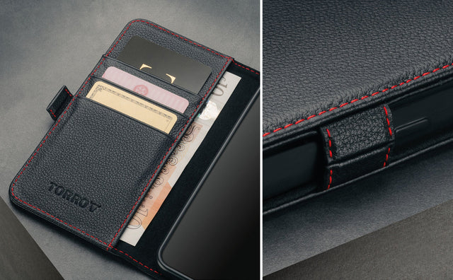 Galaxy A56 Leather Case (with Stand Function) Feature Focus