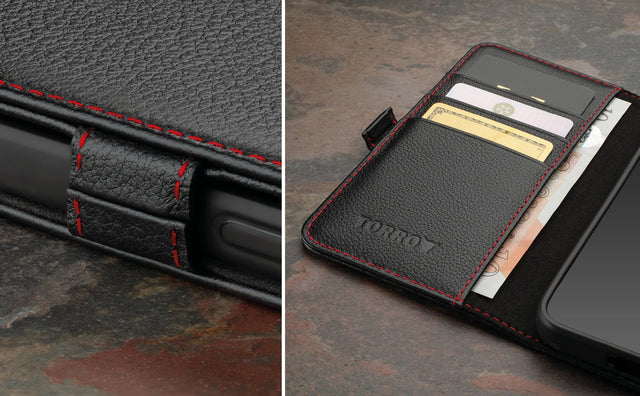 Galaxy S23 FE Leather Case (with stand function) Feature Focus