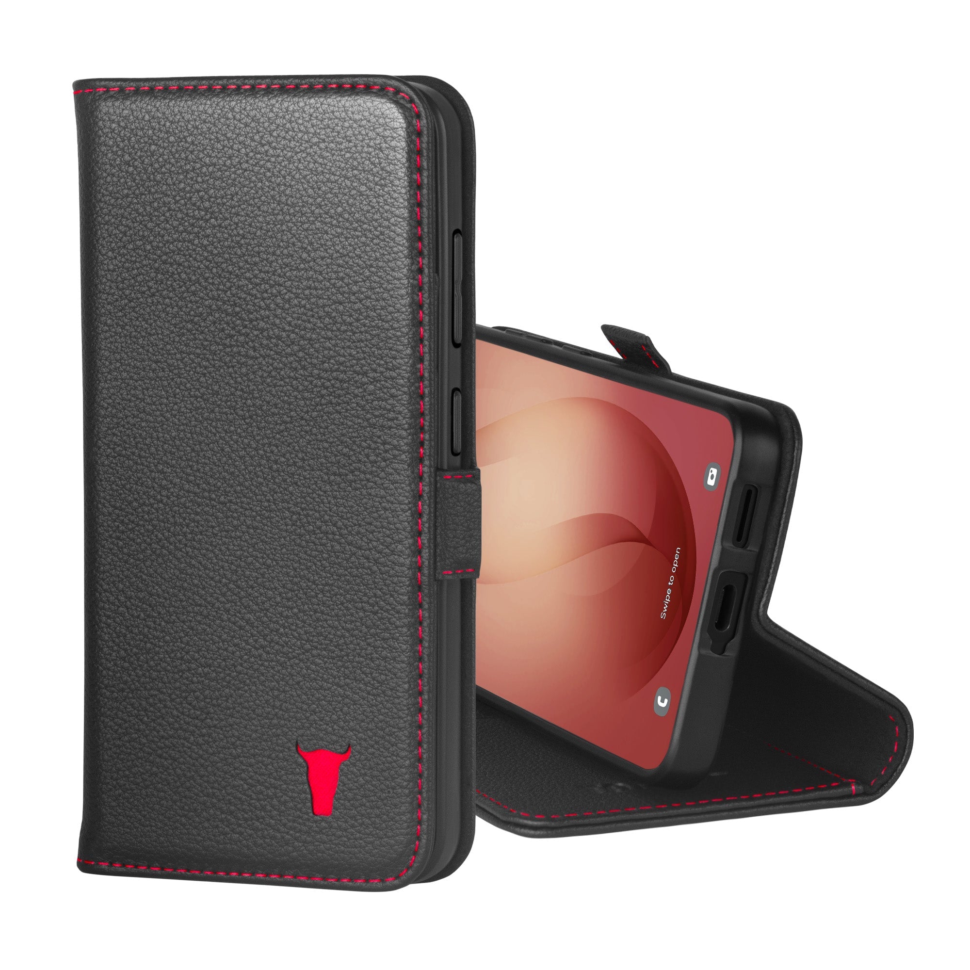 Samsung Galaxy S26 Leather Wallet Case (with Stand Function