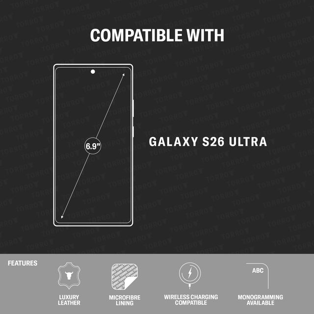 Compatibility and features of the Leather Bumper Case for Galaxy S26 Ultra