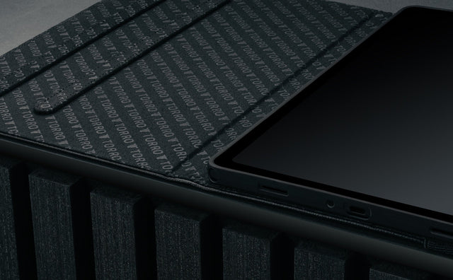 Galaxy Tab A9+ Leather Case Feature Focus