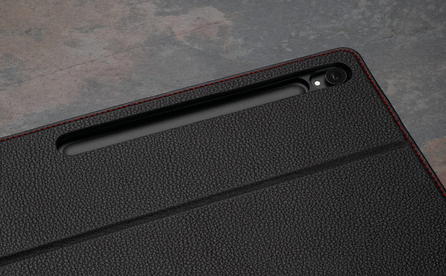 Samsung Galaxy Tab S9 Leather Case Feature Focus