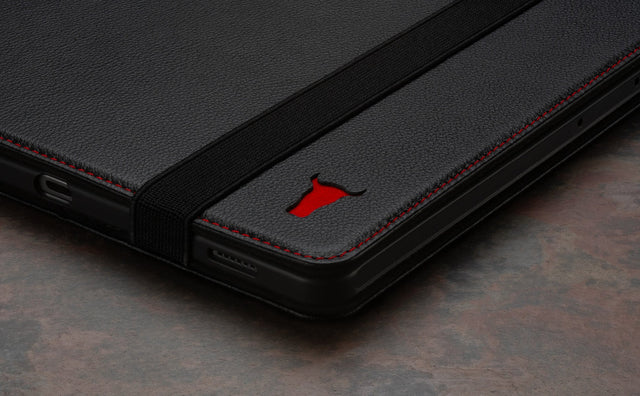 Samsung Galaxy Tab S9 Ultra Leather Case Feature Focus