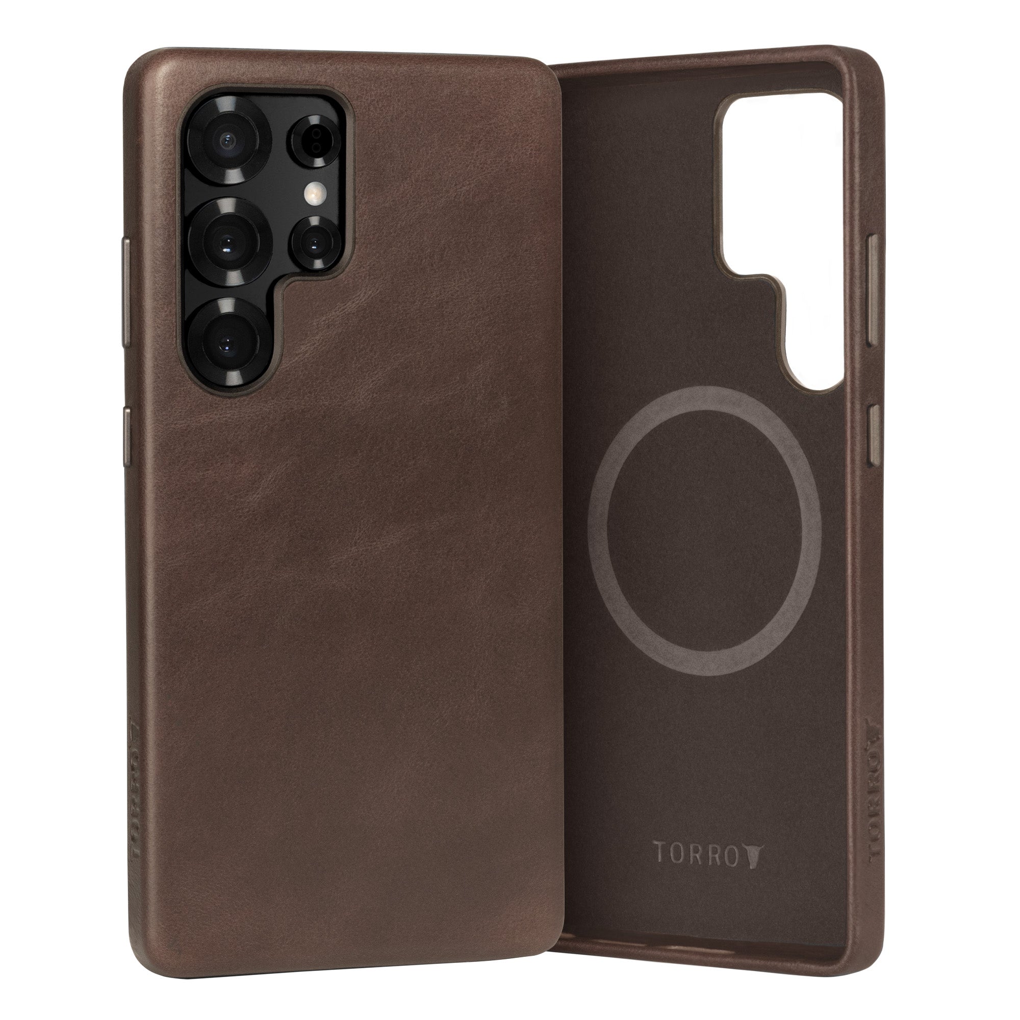 Galaxy S25 Ultra Leather Bumper Case (Qi2/MagSafe Charging Galaxy S25 Ultra Leather Bumper Case (Qi2/MagSafe Charging