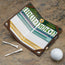 Scorecard in the Dark Brown Leather Golf Scorecard Holder