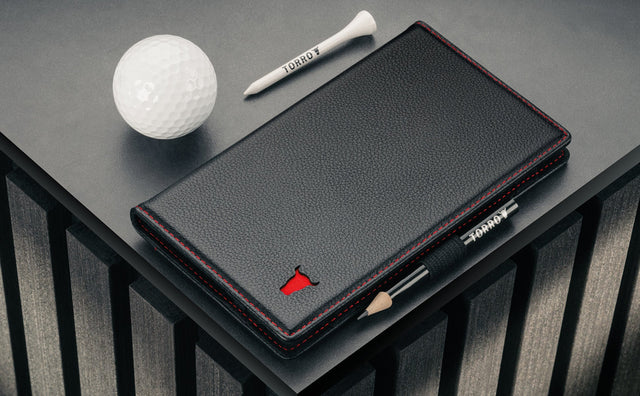 Leather Golf Scorecard Holder Feature Focus