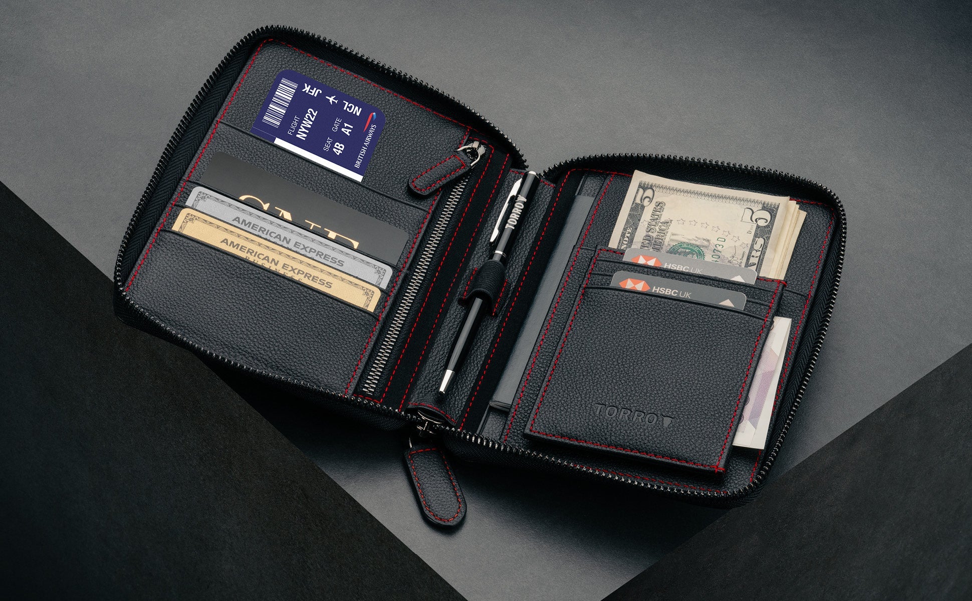 Solo Leather Travel Wallet - Travel Accessories – TORRO USA