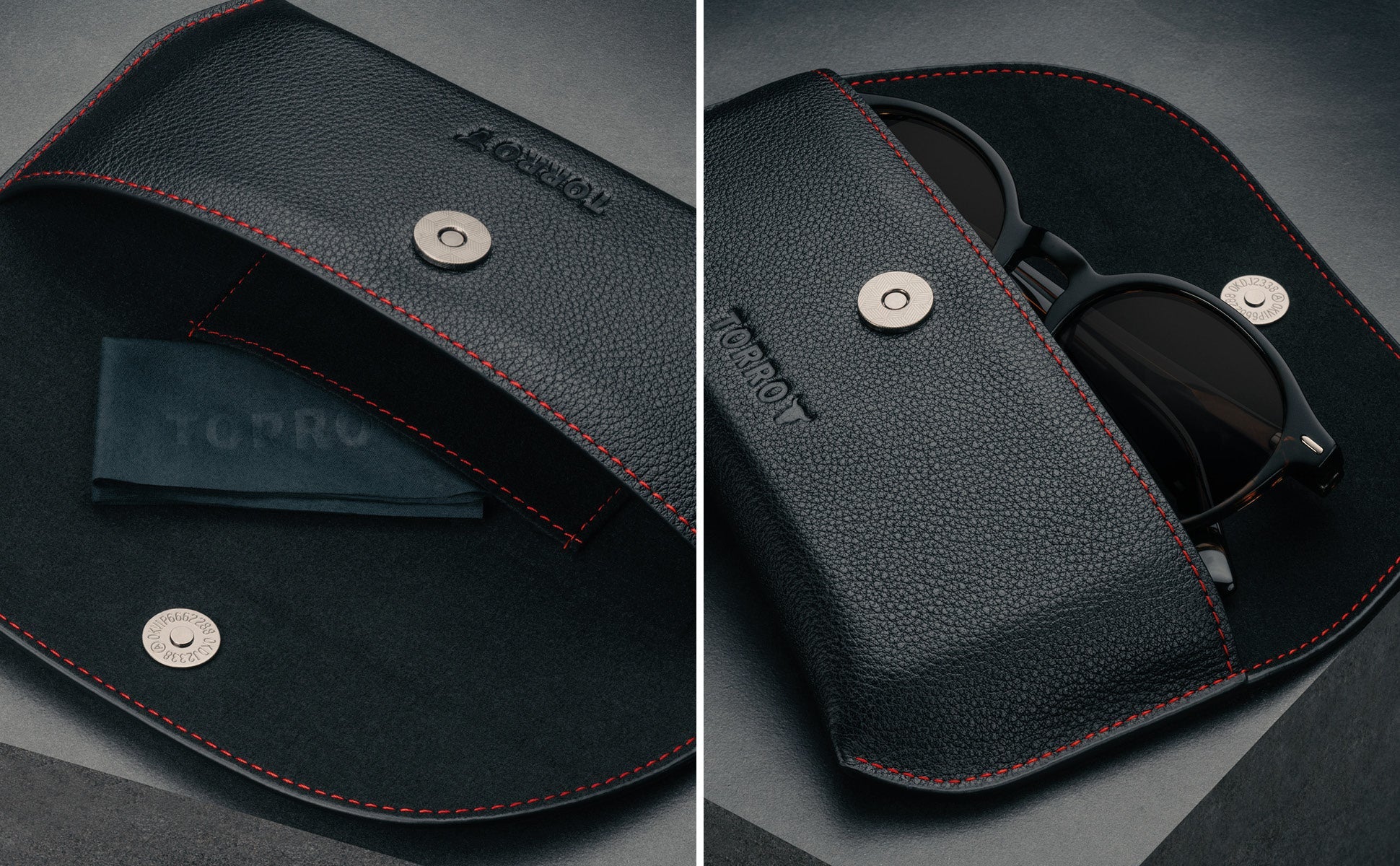 Leather Sunglasses Case (with integrated nose bridge) – TORRO USA