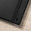 TORRO logo to the front of the Black Leather Stand Case for iPad 10.2