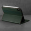 Stand functionality of the Green Leather (with Red Stitching) Case for iPad mini 6 (2021)