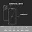 Model compatibility and features of the Leather Bumper Case (with detachable cover) for iPhone 14 Plus