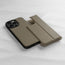 Taupe Leather Bumper Case (with detachable cover) for iPhone 14 Pro Max