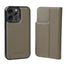 Taupe Leather Bumper Case (with detachable cover) for iPhone 14 Pro Max